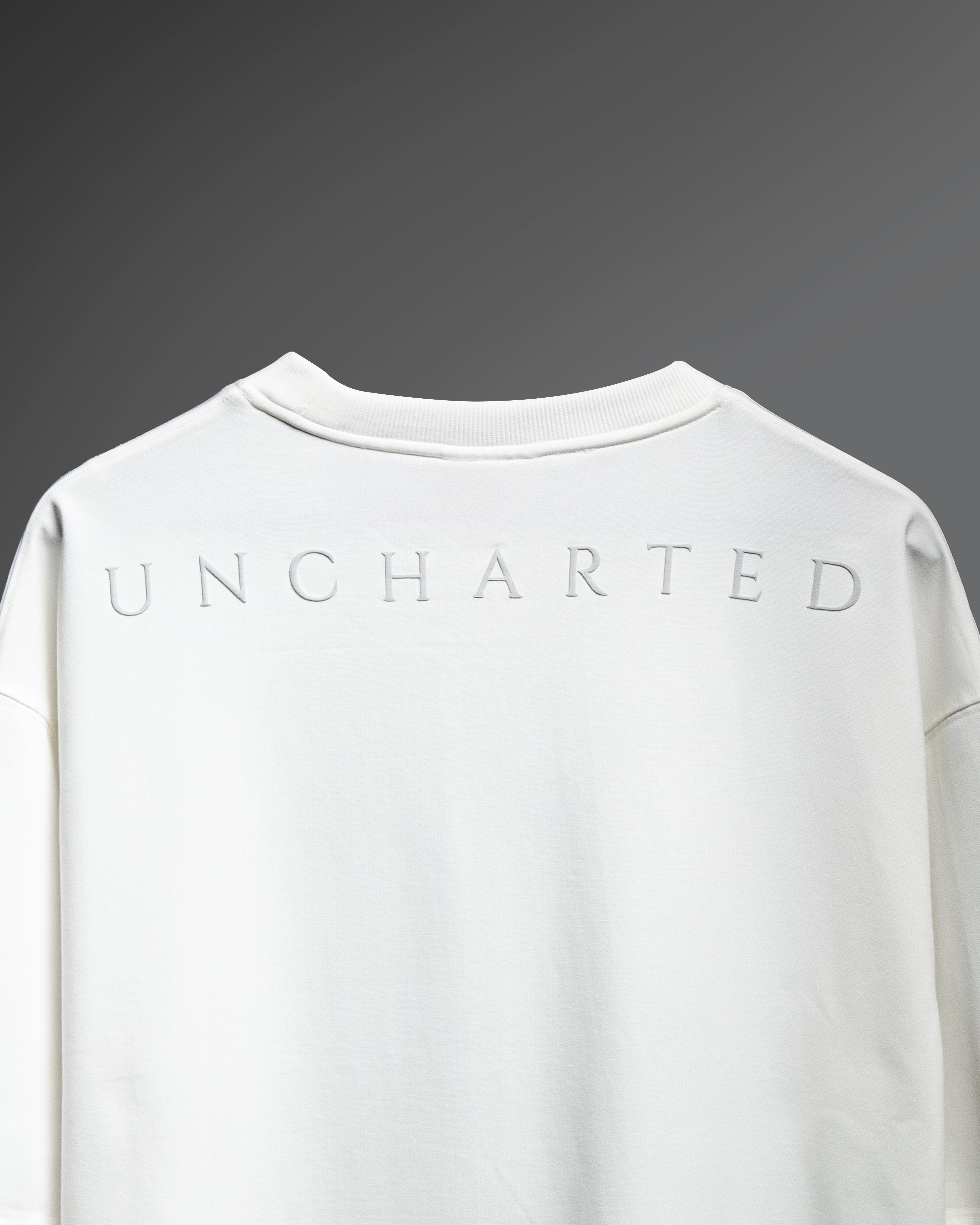 Drop Shoulder Ivory T-shirt