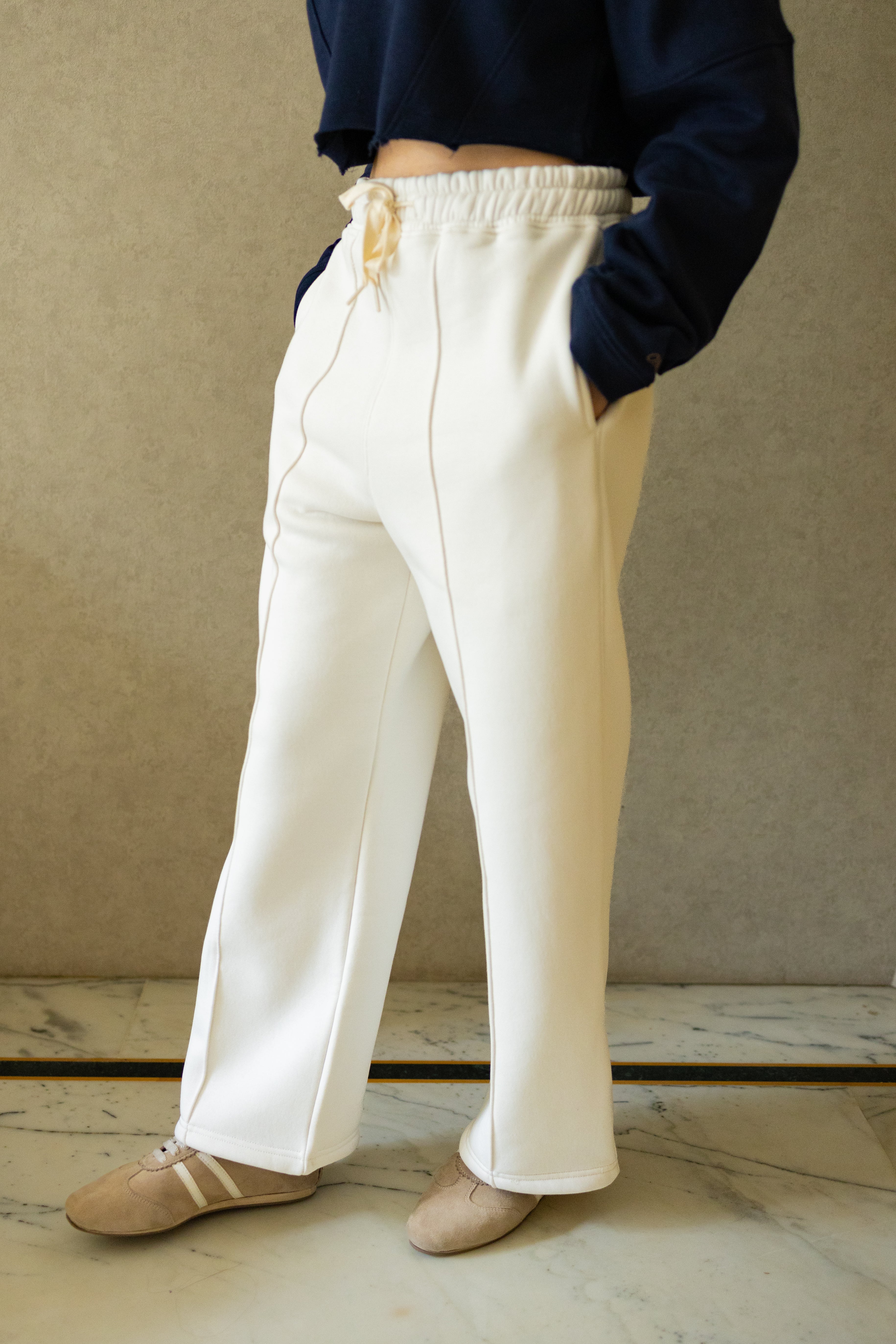 Baggy Lounge Pants - Off White
