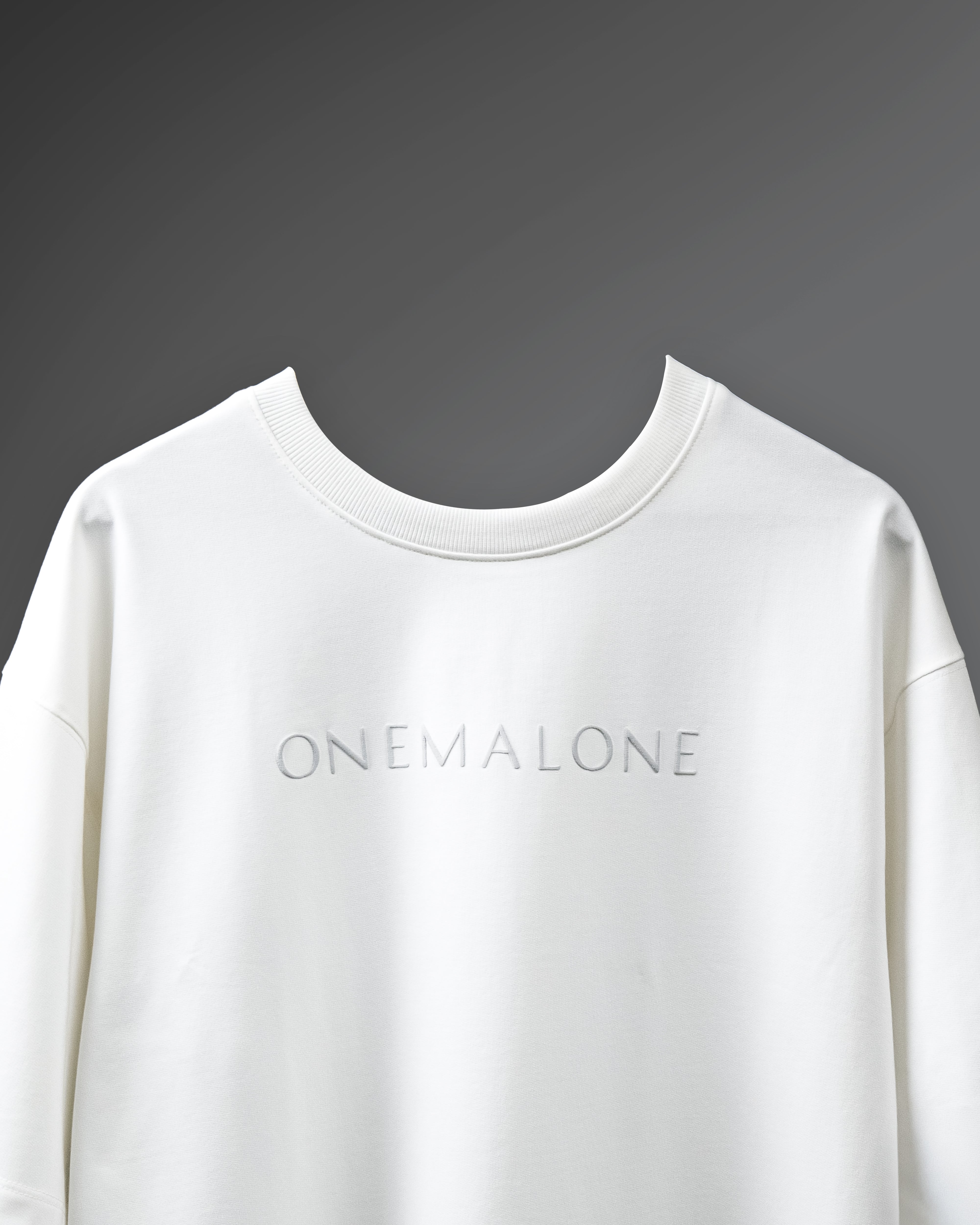 Drop Shoulder Ivory T-shirt