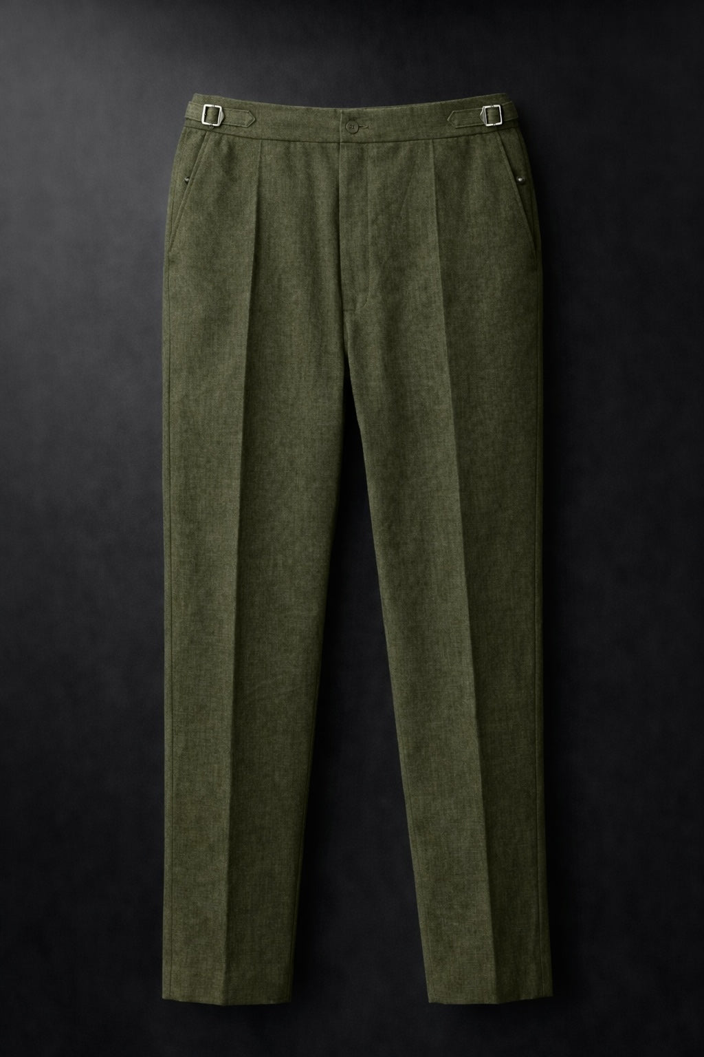 Linen Green Pants
