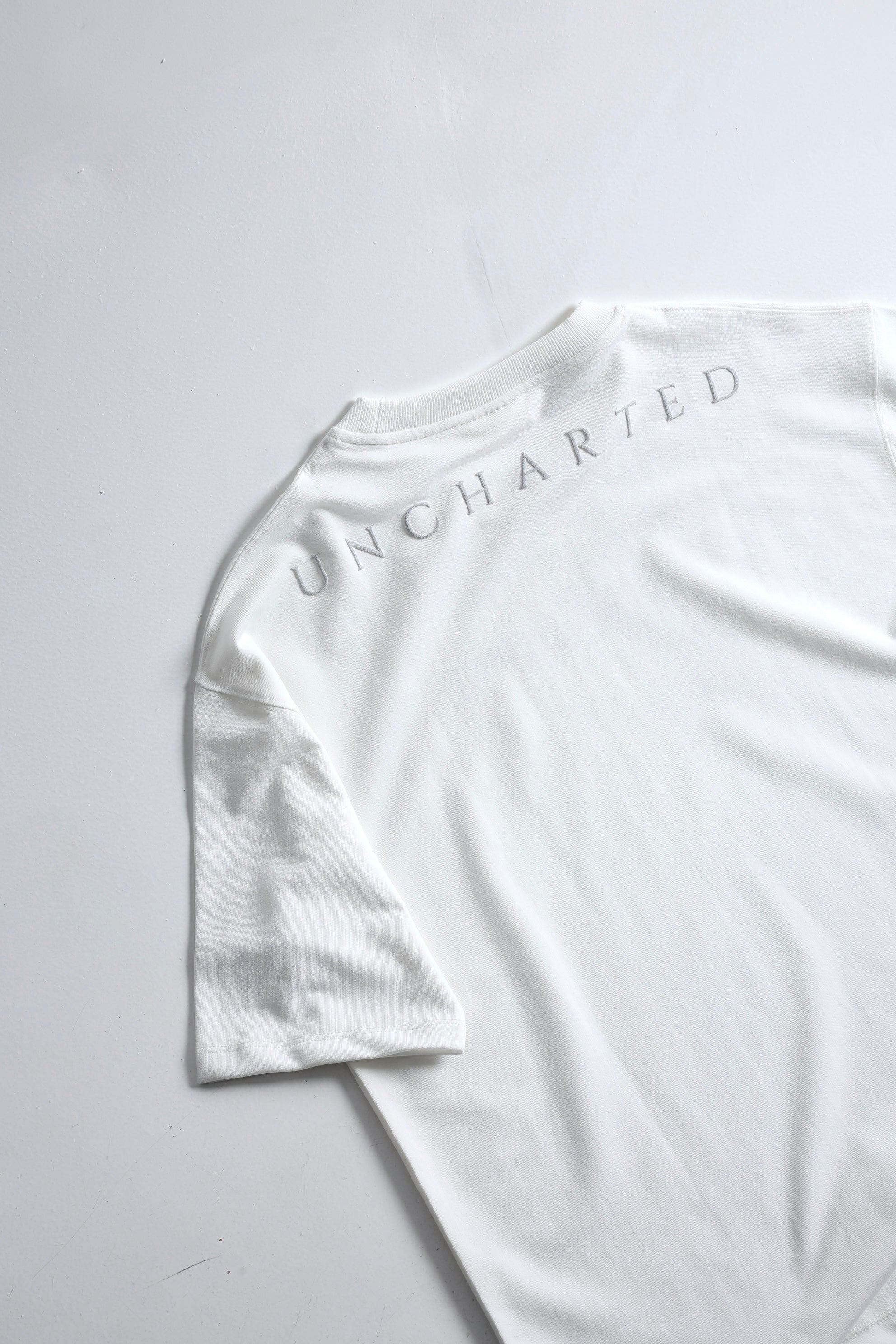 Drop Shoulder Ivory T-shirt