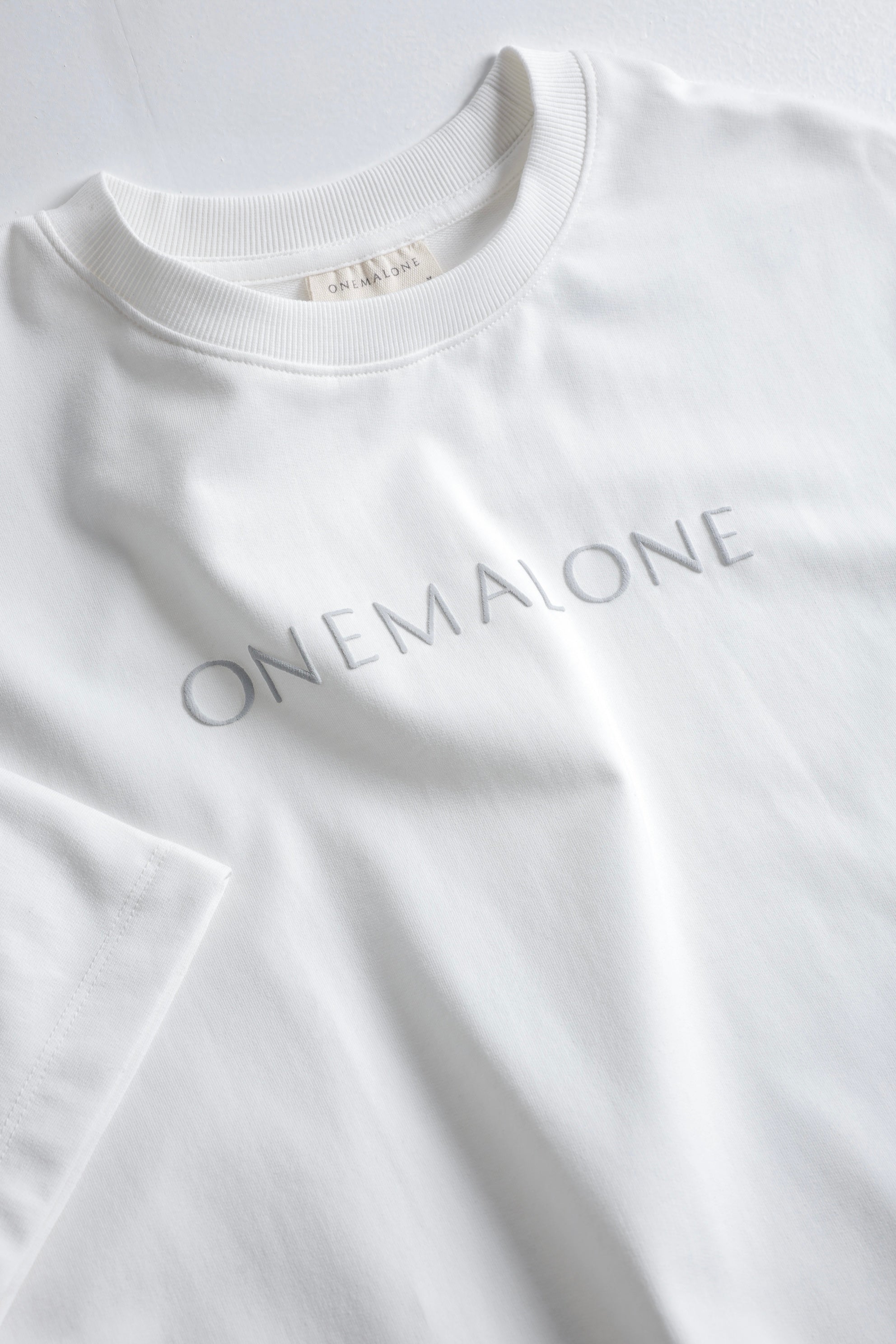 Drop Shoulder Ivory T-shirt