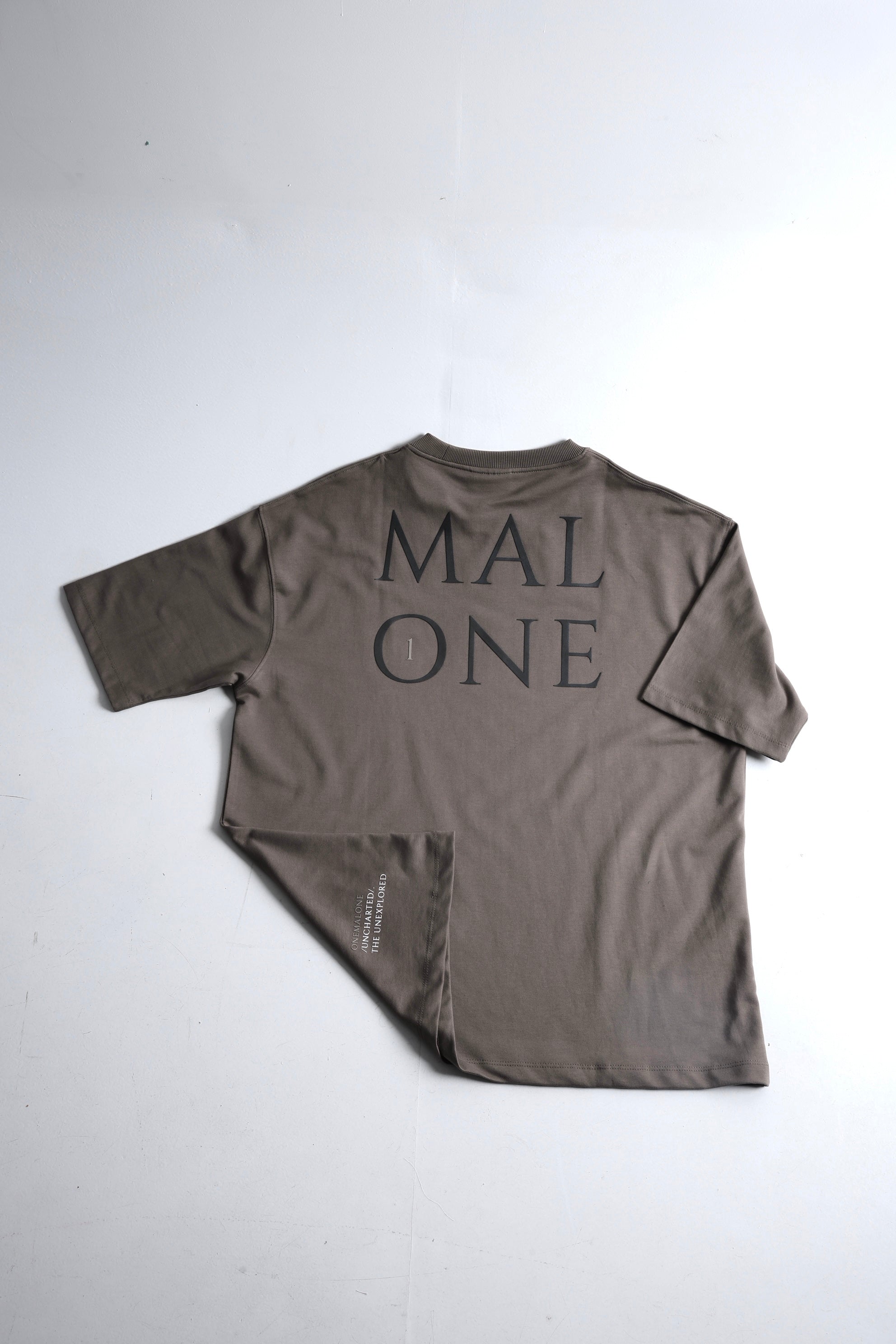 Drop Shoulder Mocha T-shirt