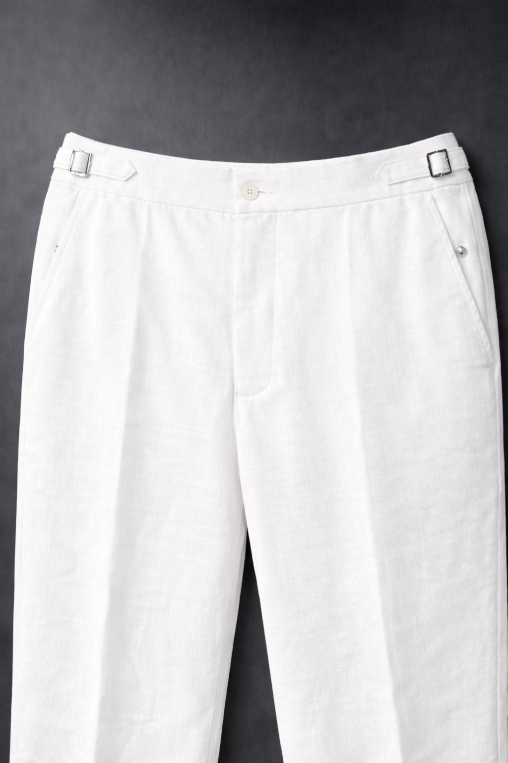 Linen White Pants