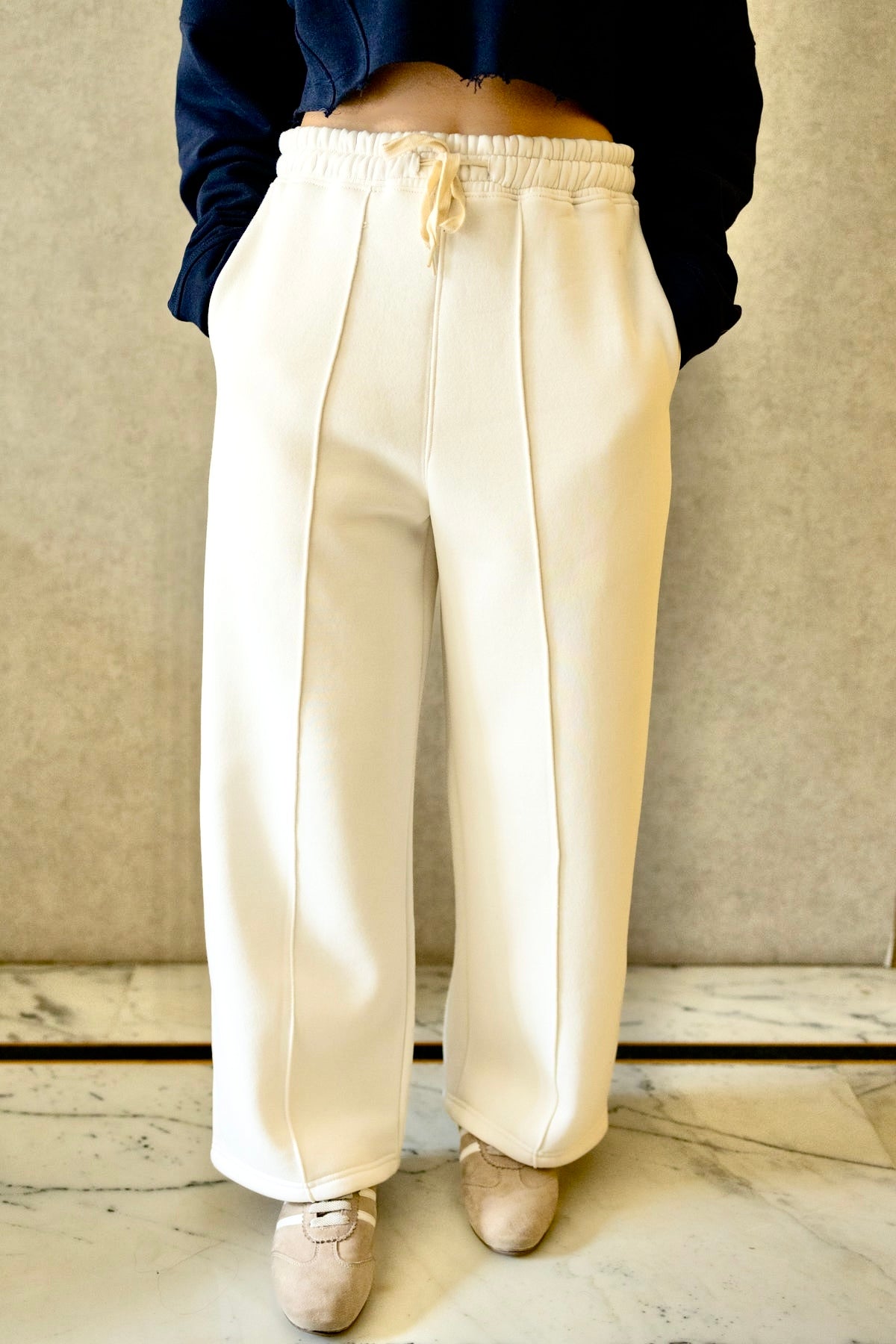 Baggy Lounge Pants - Off White
