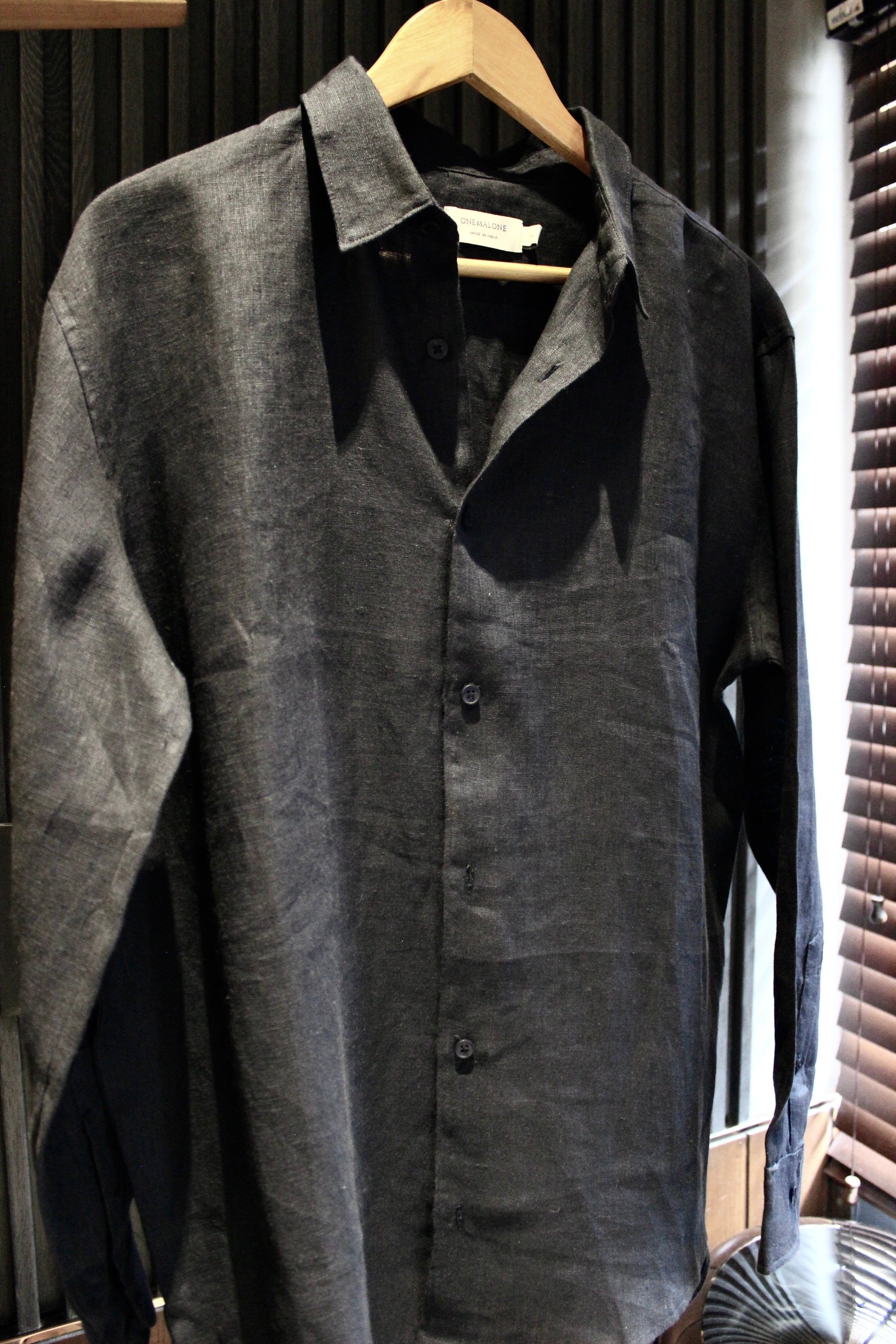 Linen Coord Set - Navy Blue