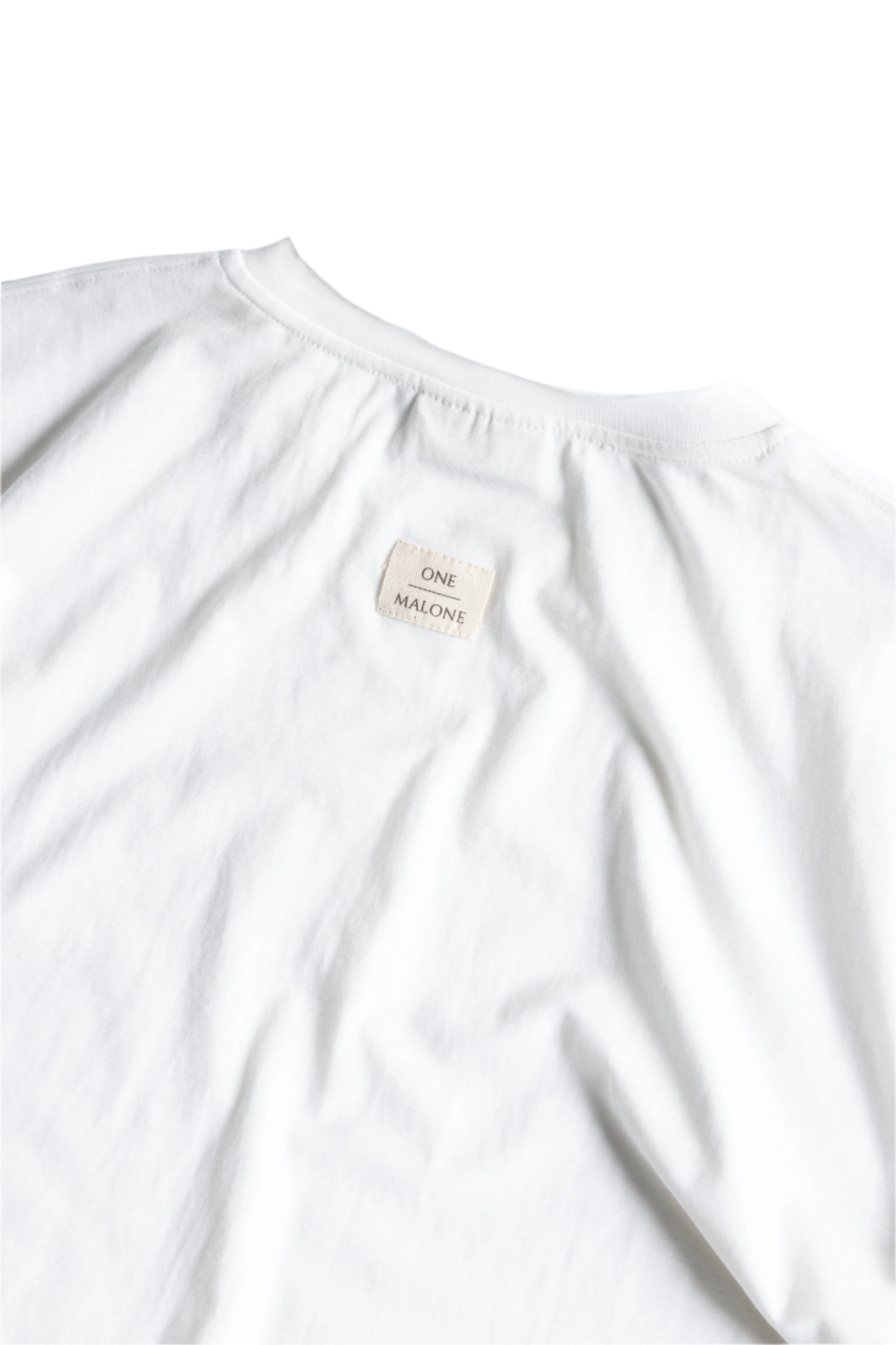 SLUB CREW NECK T-Shirt - White