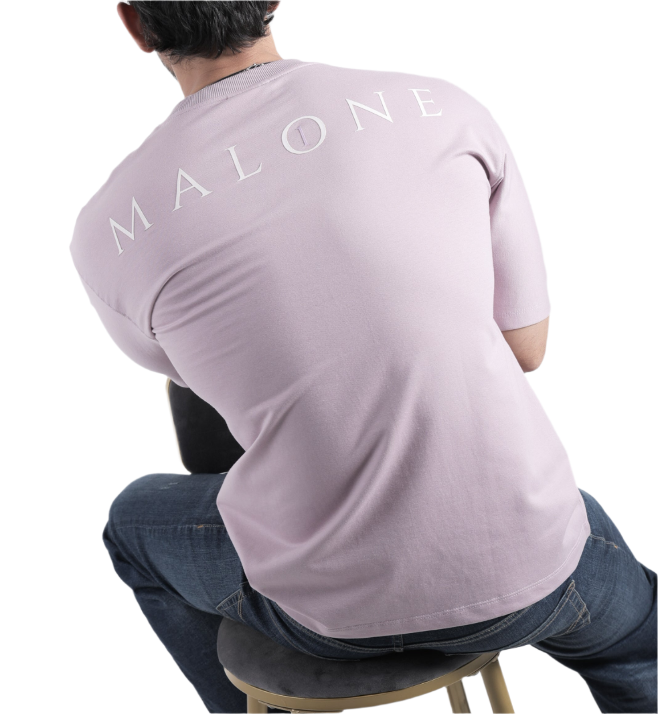 Drop Shoulder Dusty Pink T-shirt