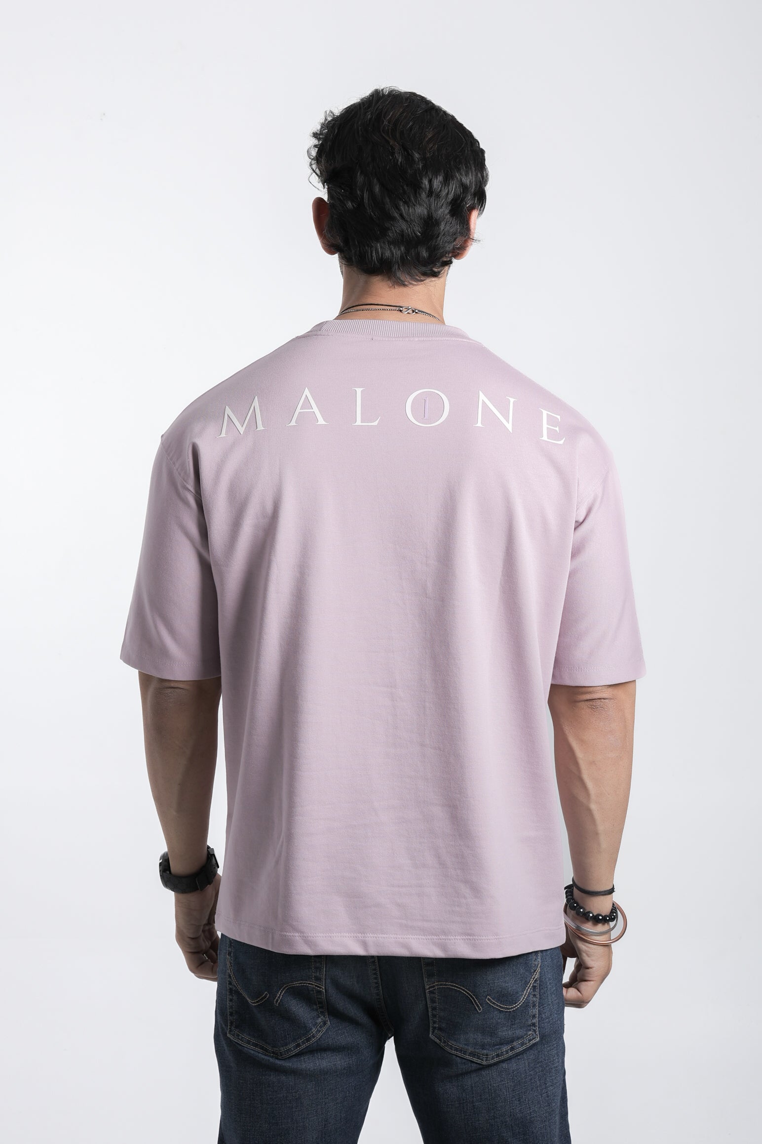 Drop Shoulder Dusty Pink T-shirt