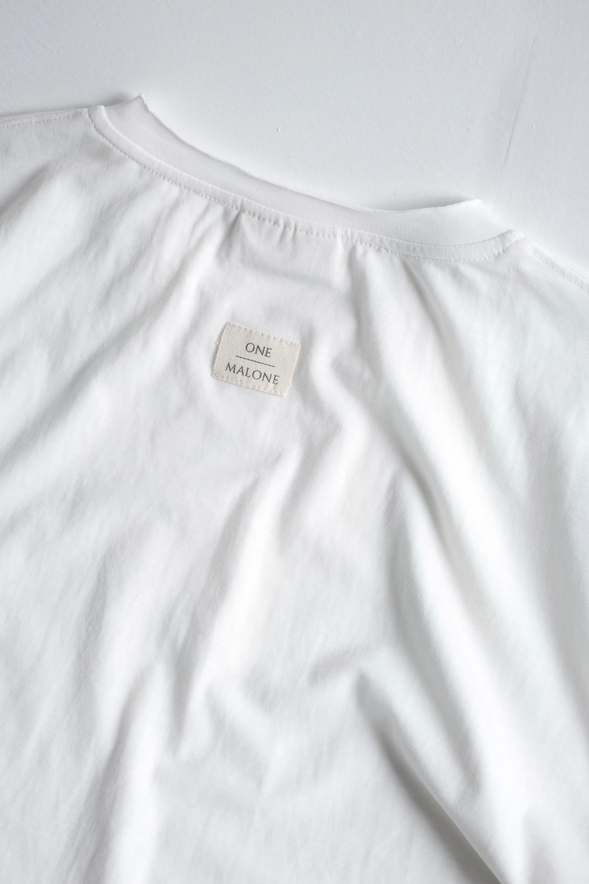 SLUB CREW NECK T-Shirt - White