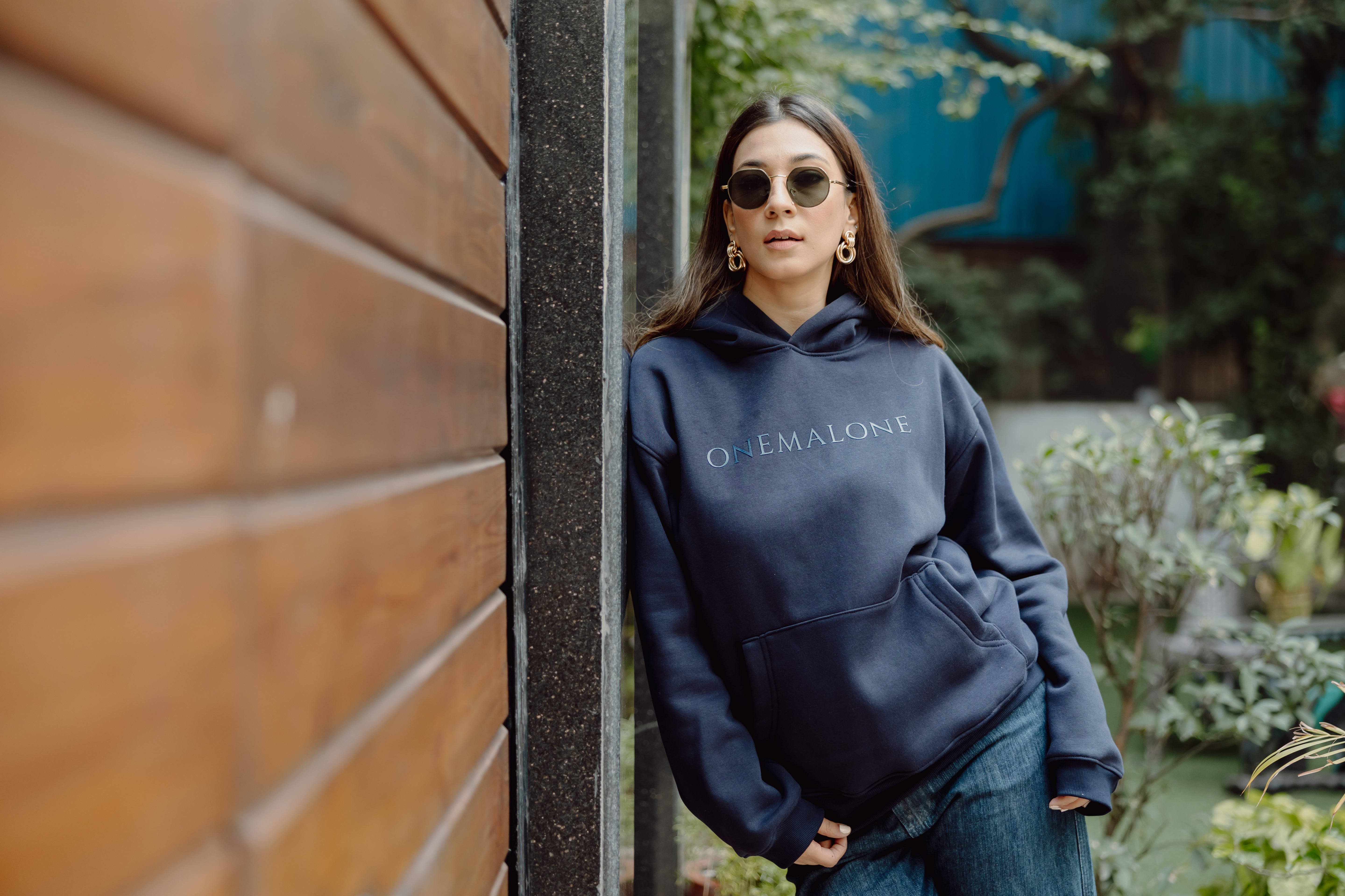 Hoodie - Navy Blue for Women