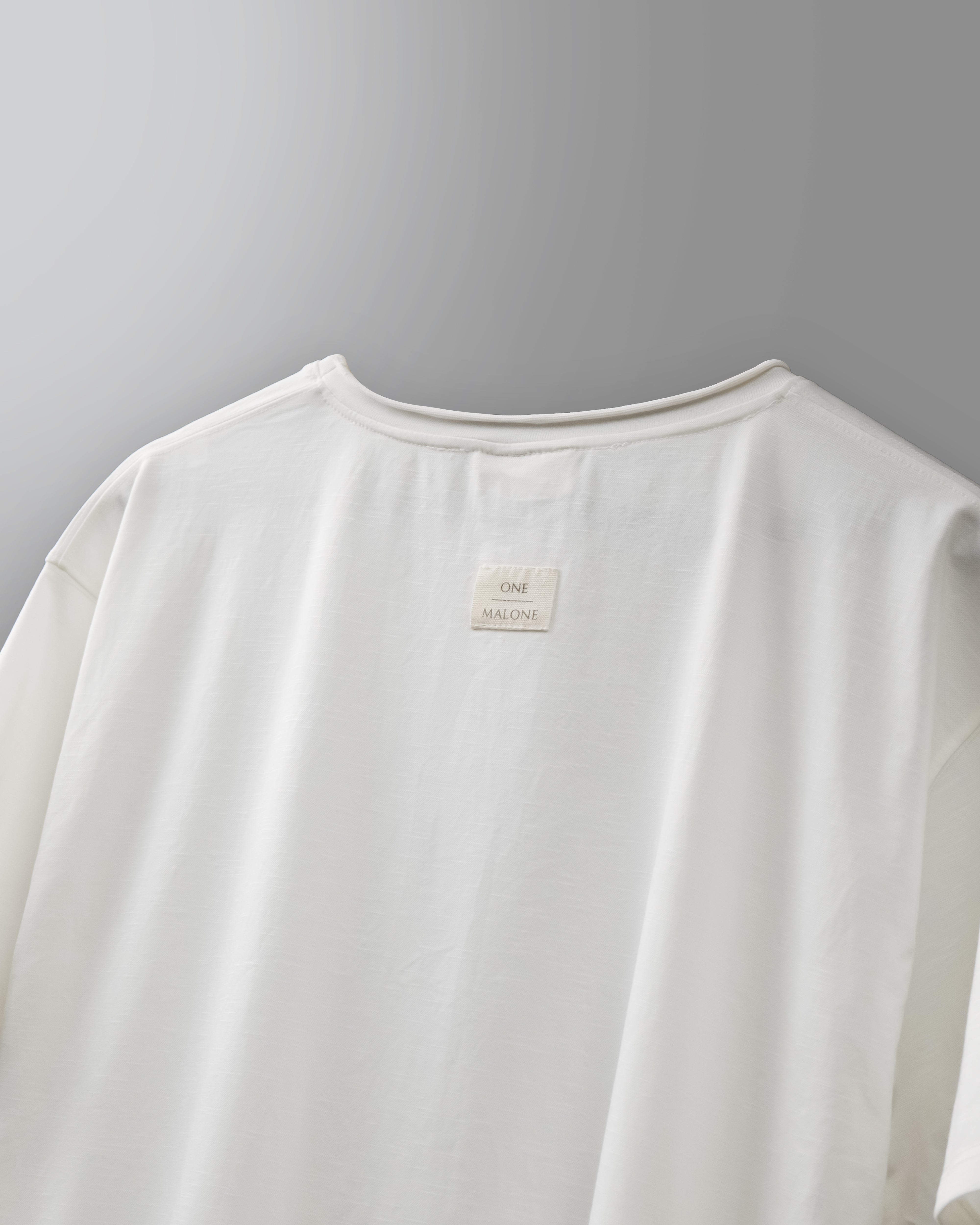 SLUB CREW NECK T-Shirt - White