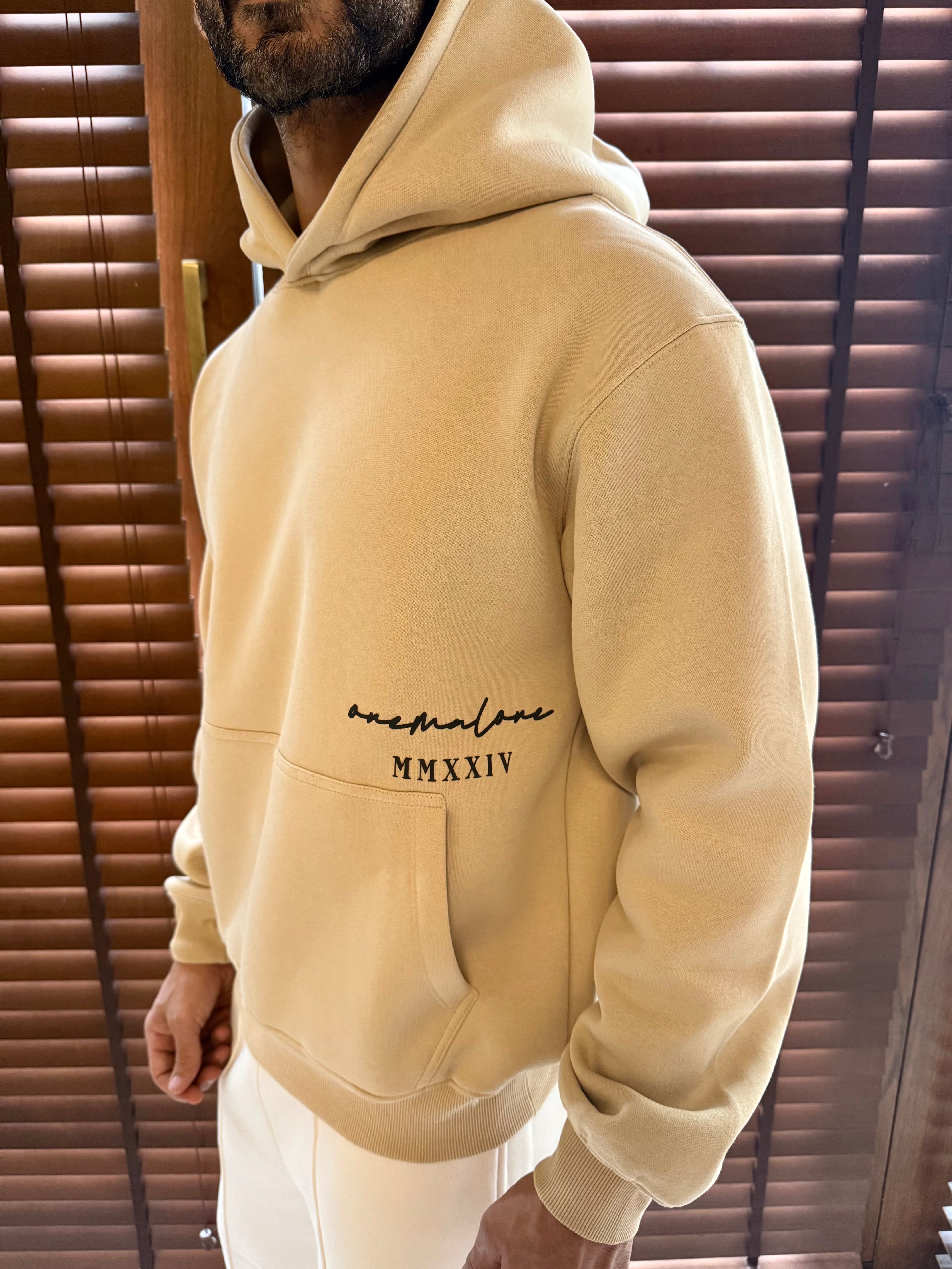 Hoodie - Beige
