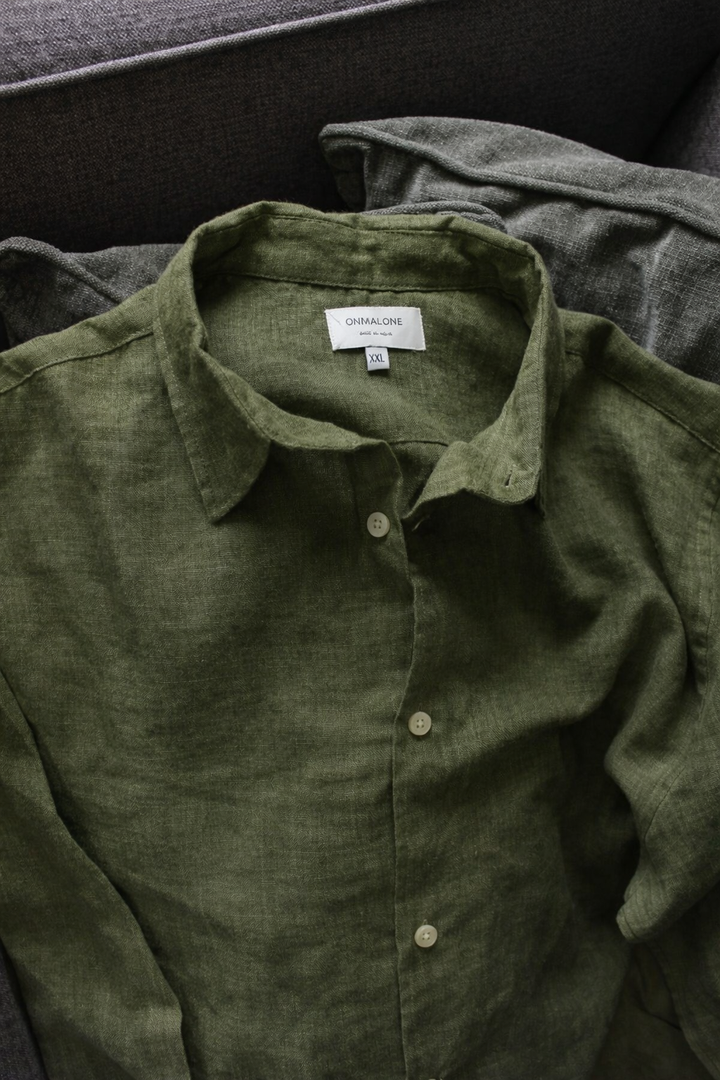 Green Linen Shirt