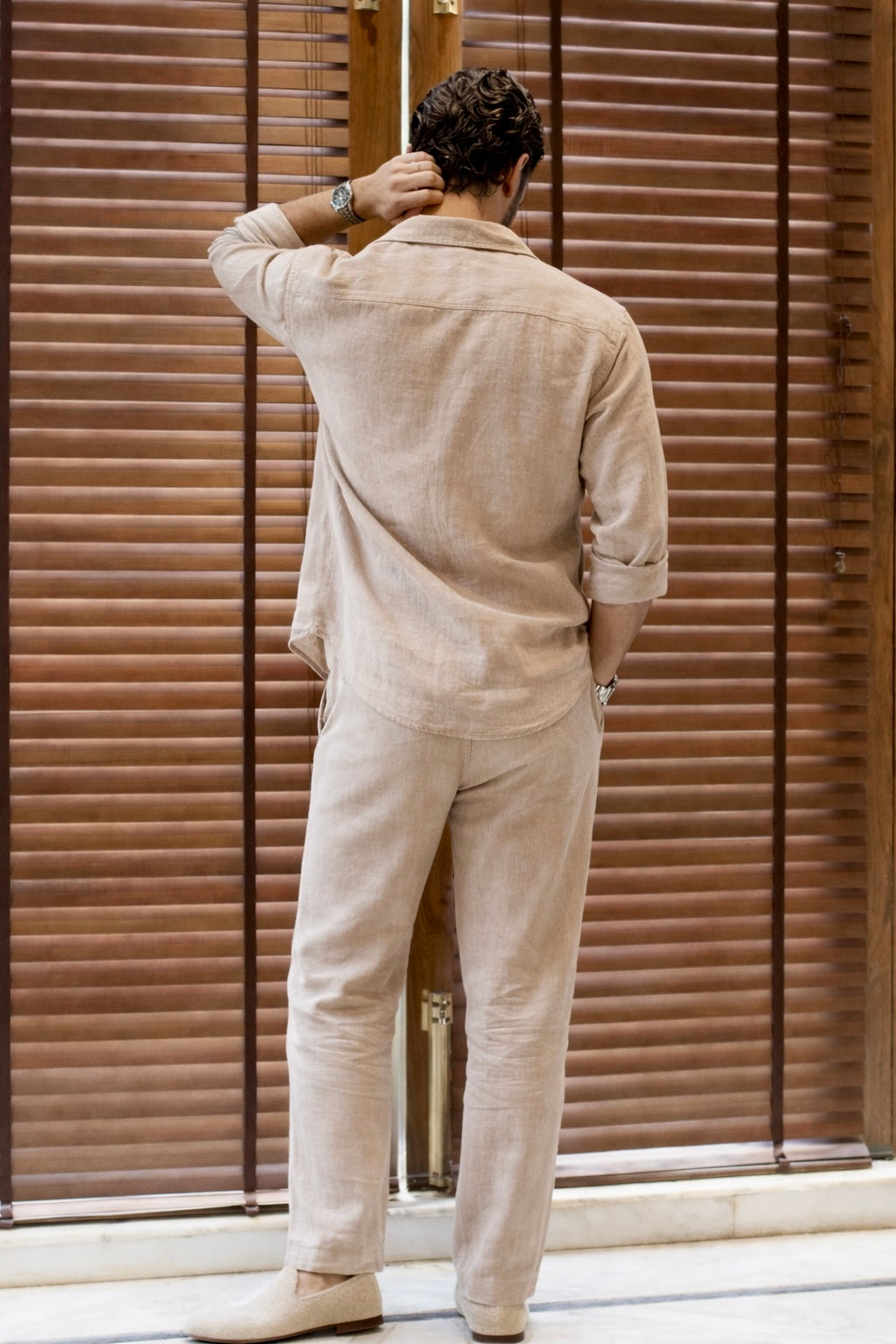 Linen Coord Set - Beige