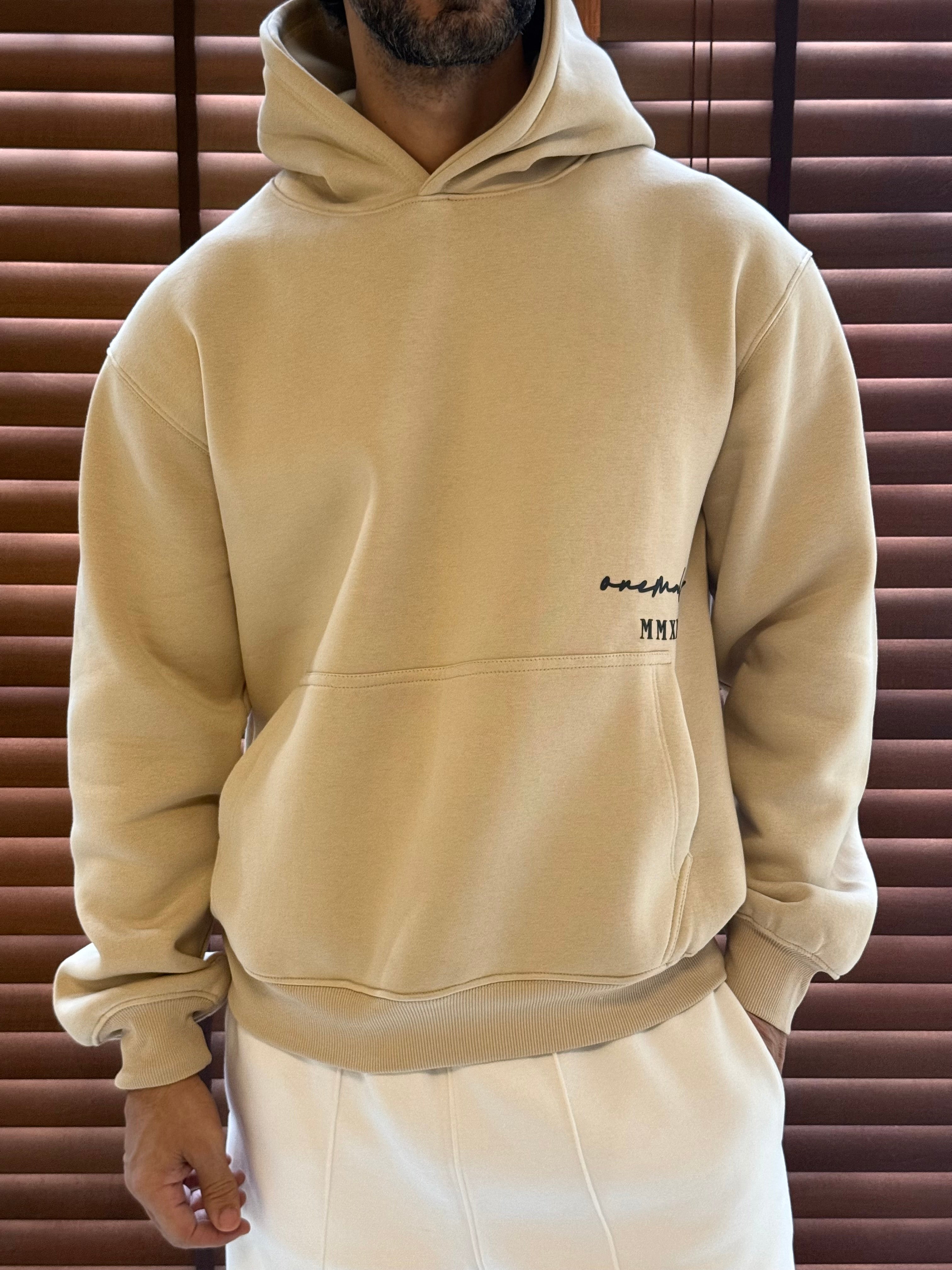 Hoodie - Beige