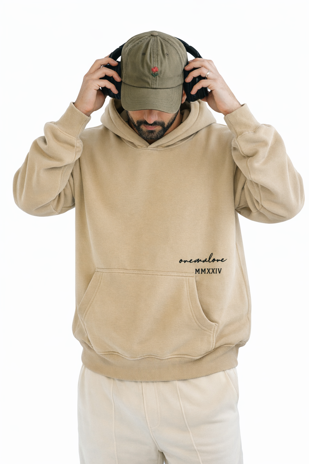 Hoodie - Beige