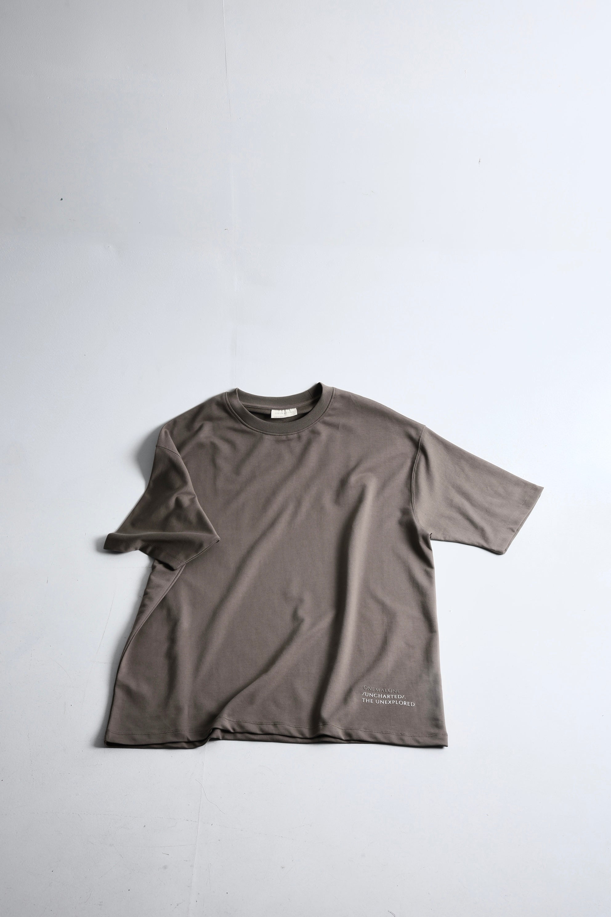 Drop Shoulder Mocha T-shirt