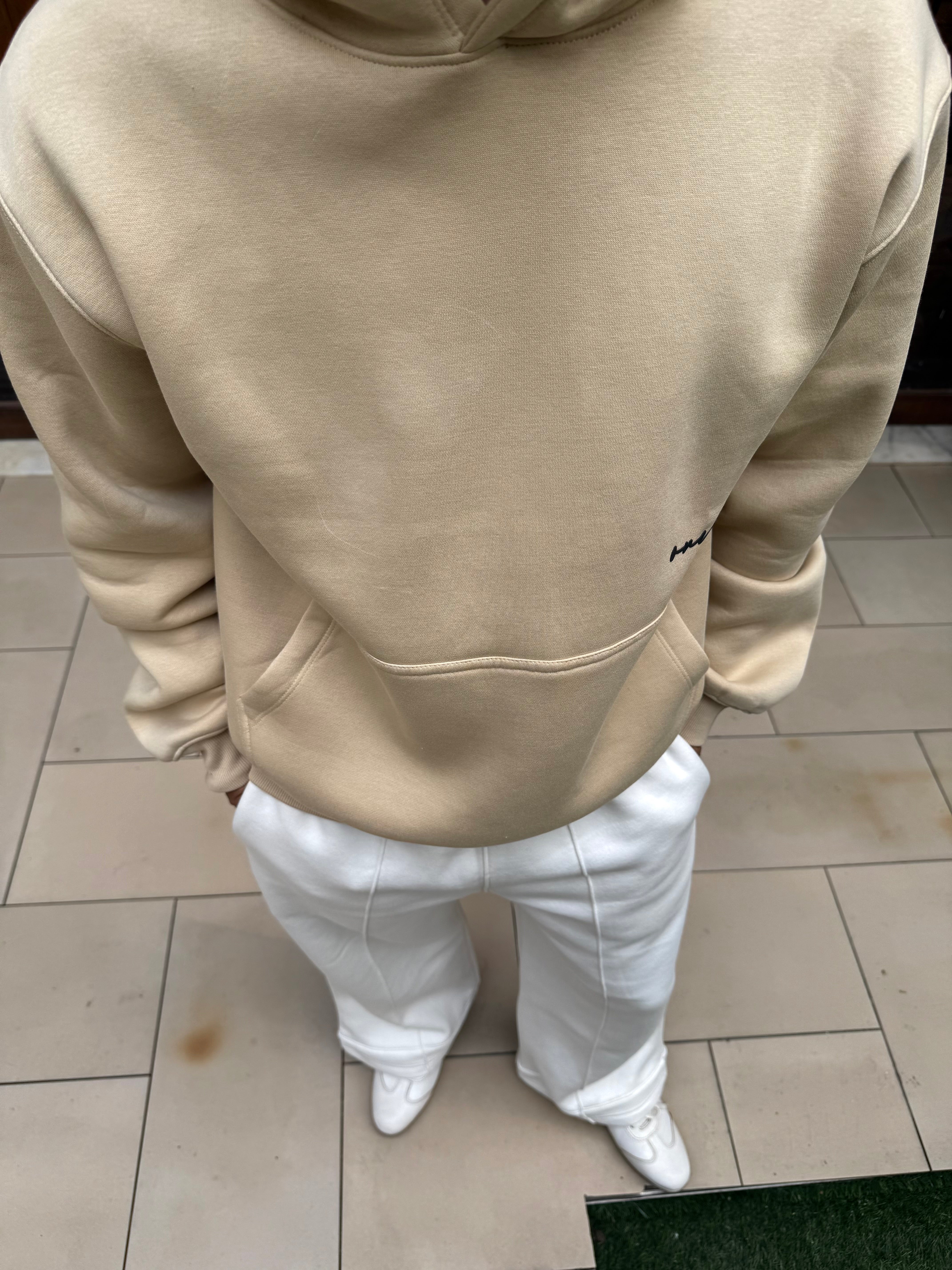 Hoodie - Beige